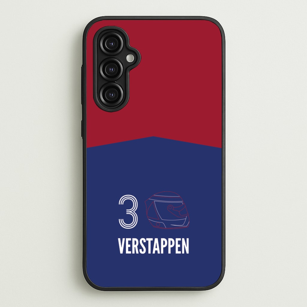 Verstappen Helmet 2026 Galaxy A14 Case
