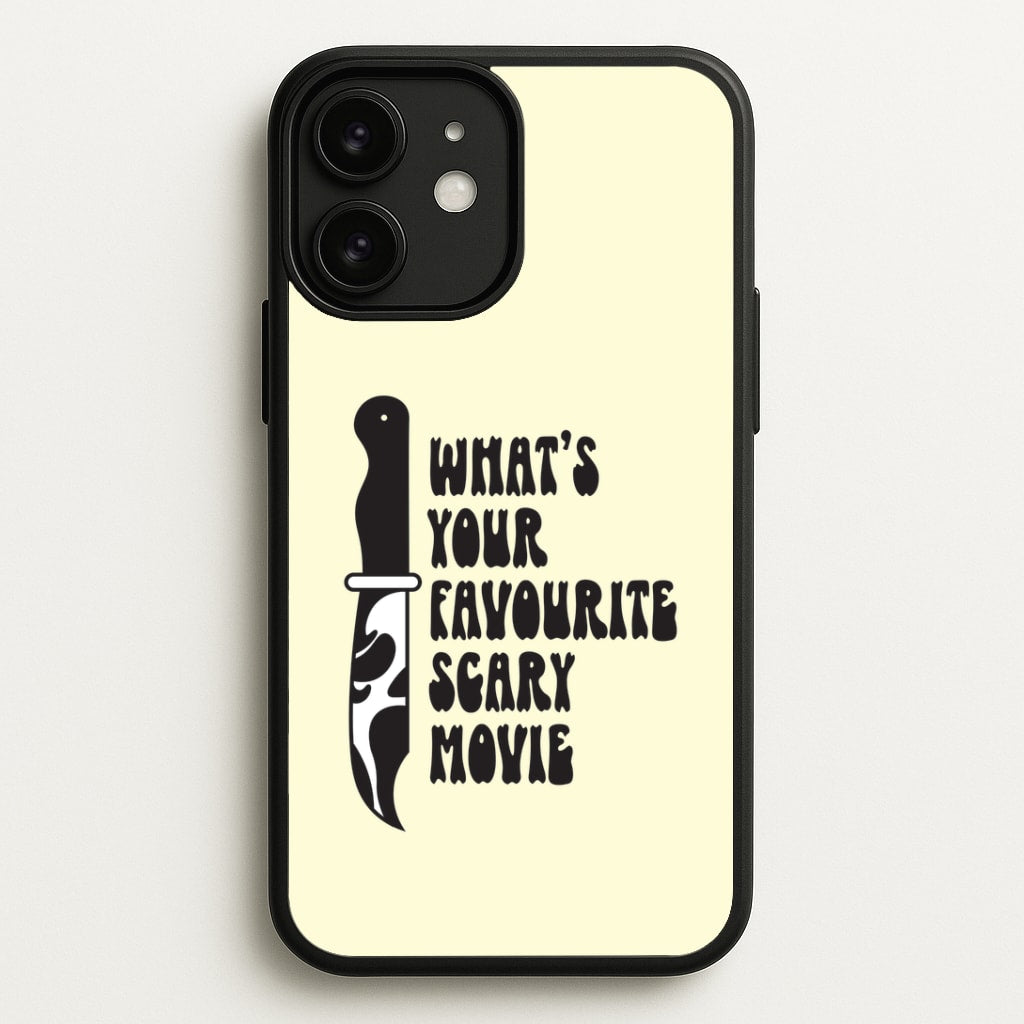 What's Your Favourite Scary Movie Trippy iPhone 11 Case
