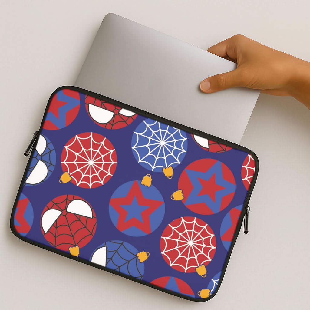 Spider Hero Baubles Pattern MacBook Cover