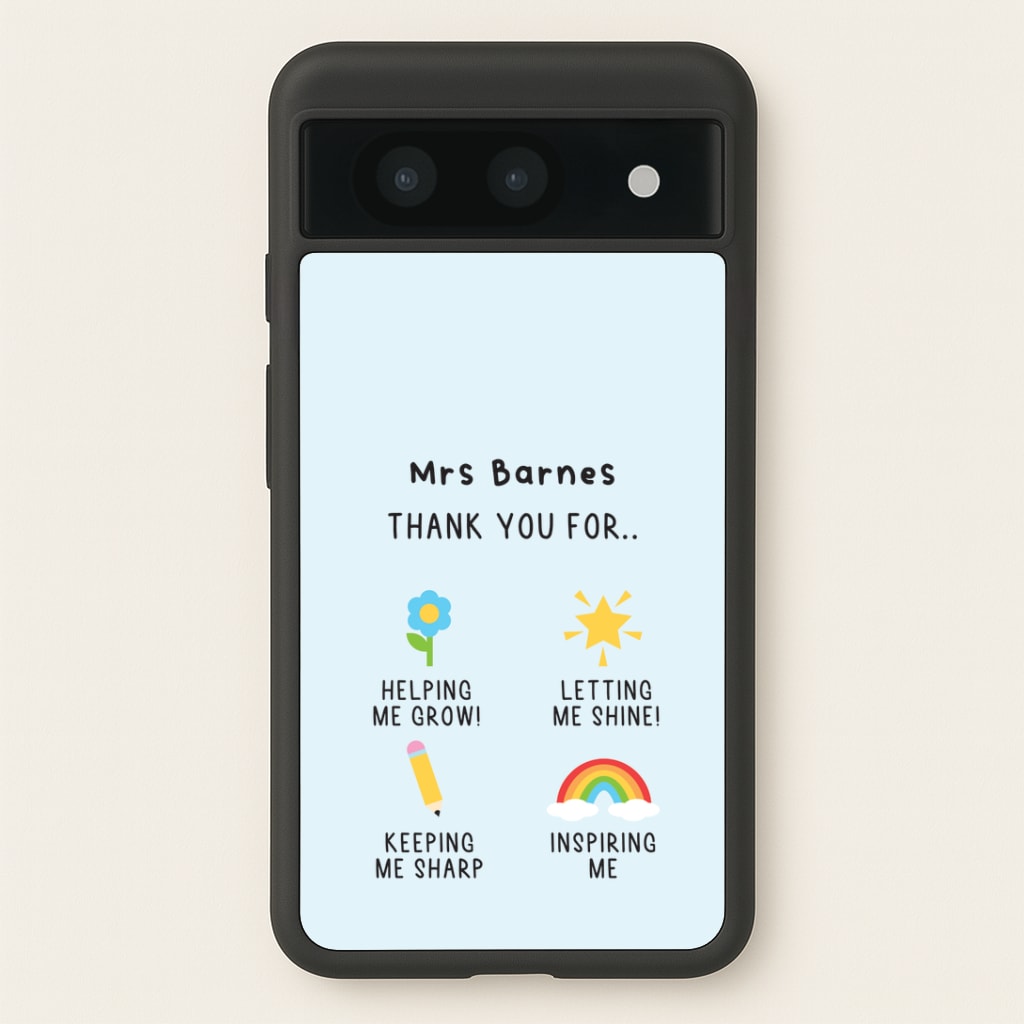 Thank You For Helping Me Google Pixel 8a Case