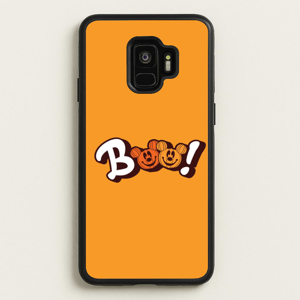 Pumkin Mouse Boo Galaxy S9 Case