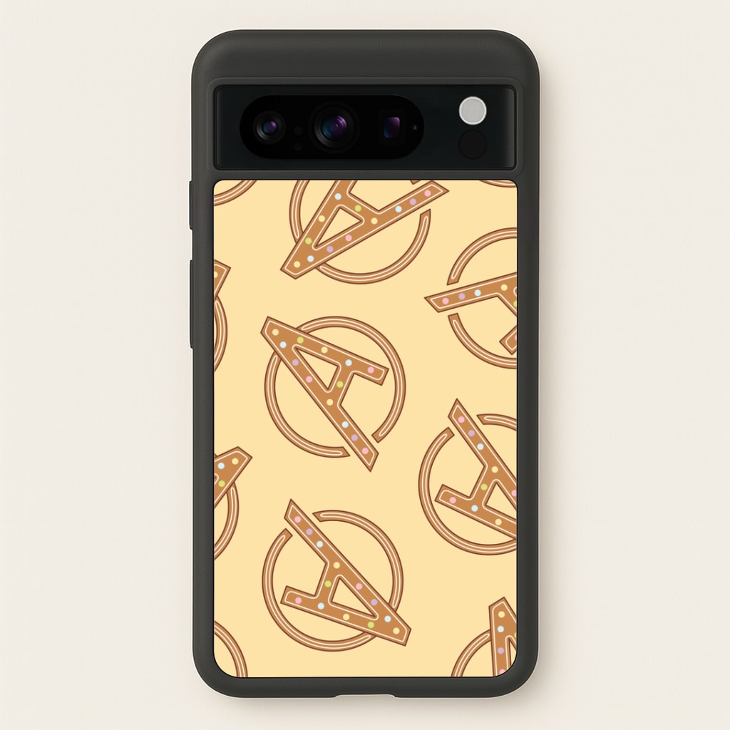 Superhero Team Gingerbread Pattern Google Pixel 8 Pro Case