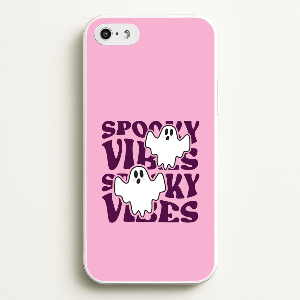 Spooky Vibes Pink iPhone 5 / 5s / SE 2016 Case