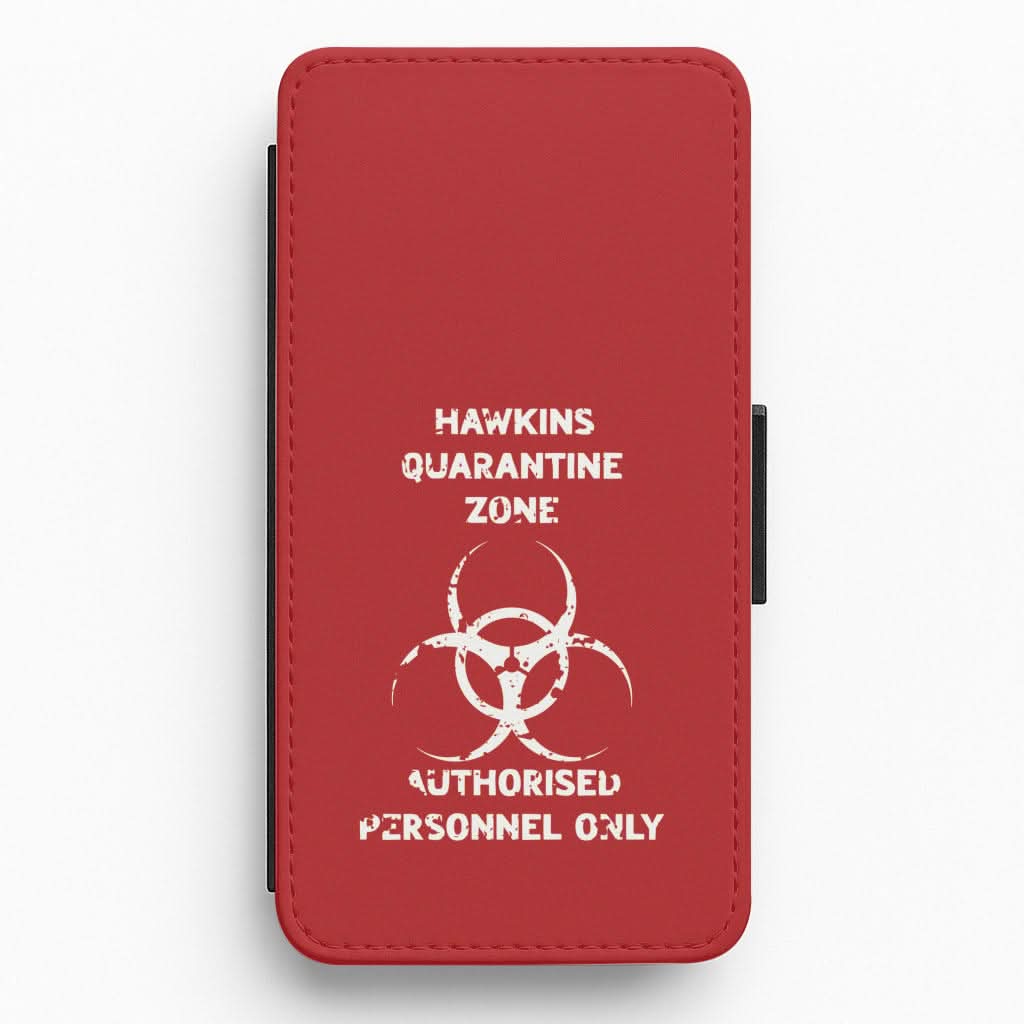 Hawkins Quarantine Zone Flip / Wallet Phone Case