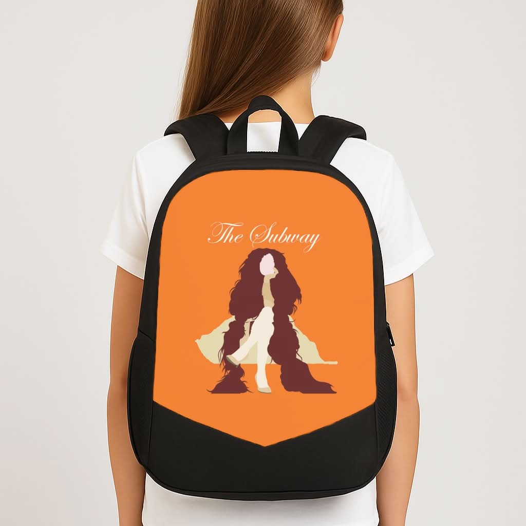 Subway Orange School Bag