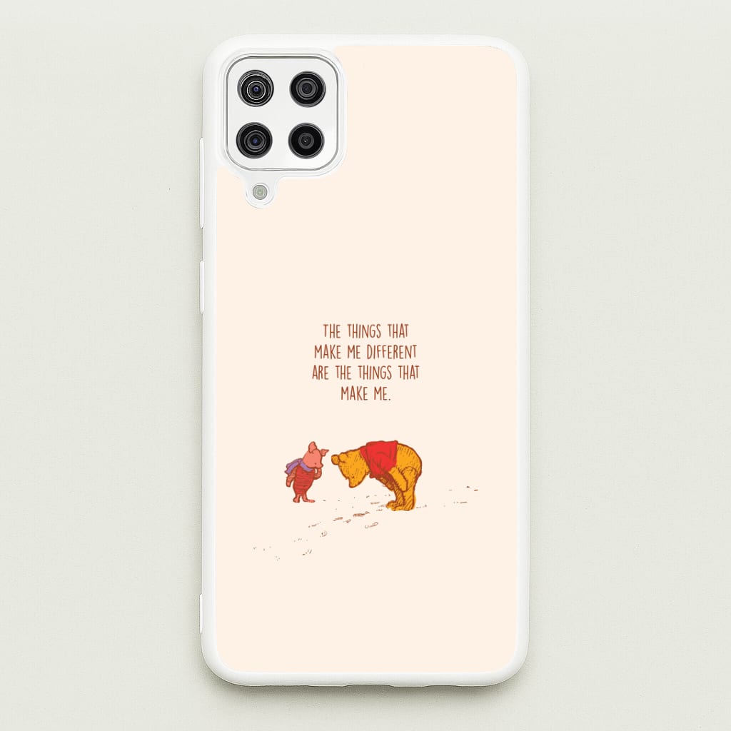 The Things That Make Me Different Galaxy A12 Case