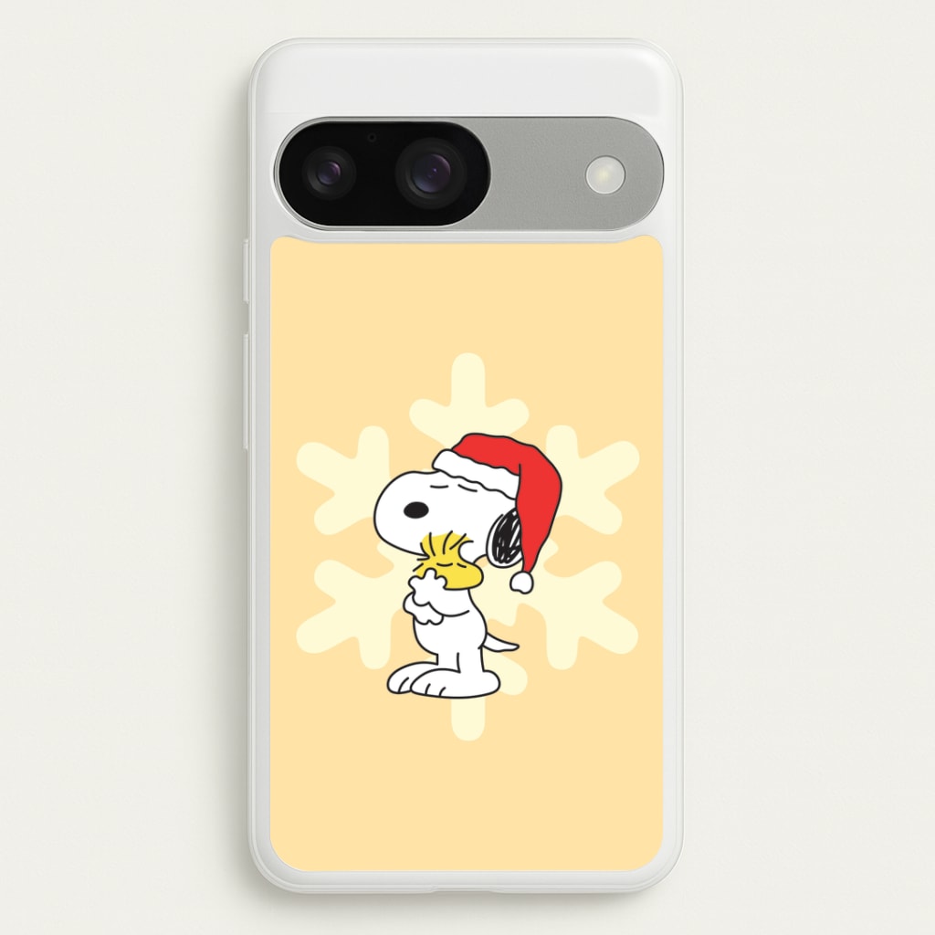 Christmas Cartoon Beagle And Bird Google Pixel 9 / 9 Pro Case