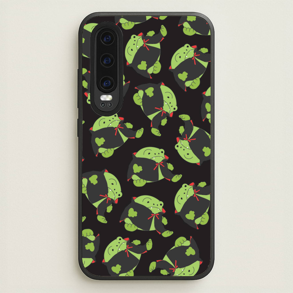 Vampire Frog Pattern - Halloween Huawei P30 Case