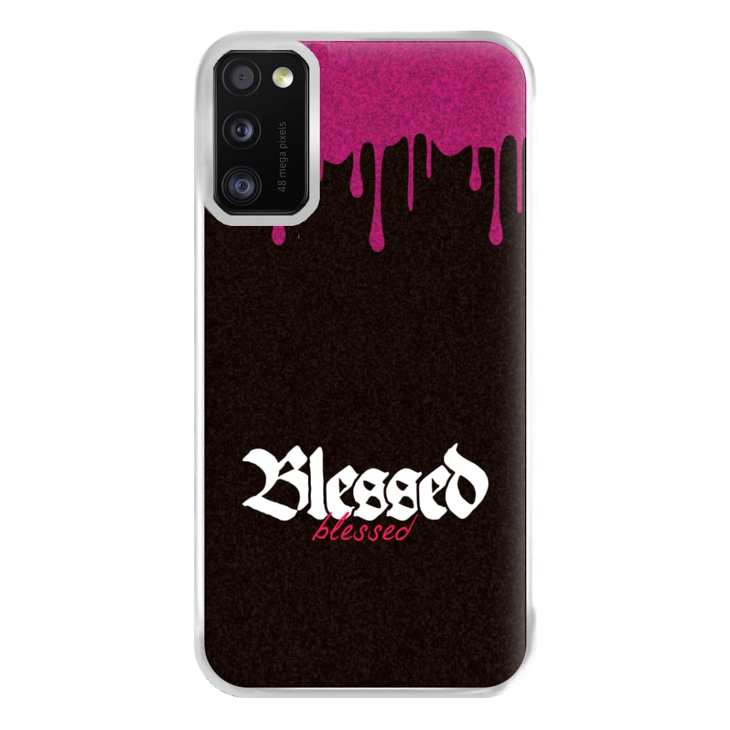 Glitter Blessed Galaxy A41 Case
