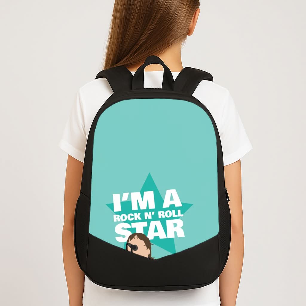 I'm A Rock And Roll Star School Bag