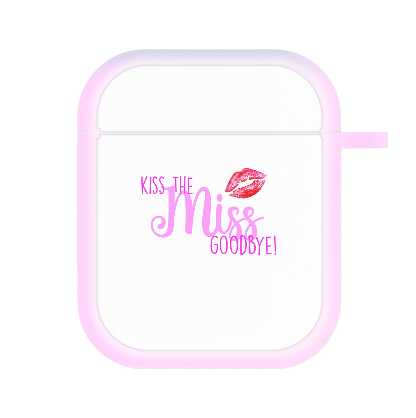 Kiss The Miss Goodbye - Bridal AirPods Case