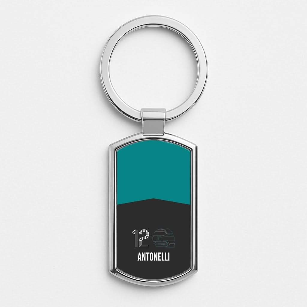 Antonelli Helmet 2026 Silver Metal Keyring