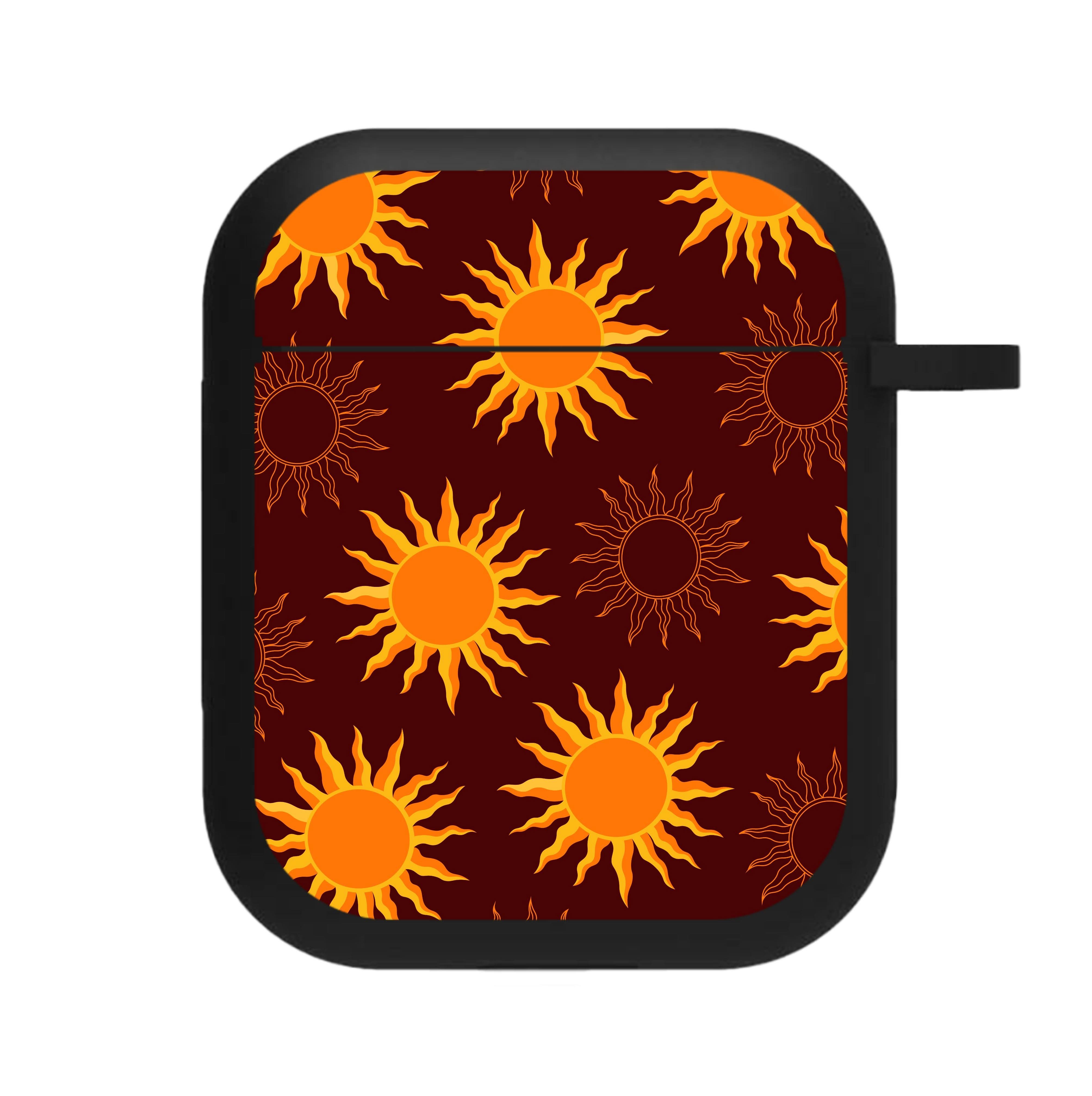 Vintage Sun Pattern AirPods Case