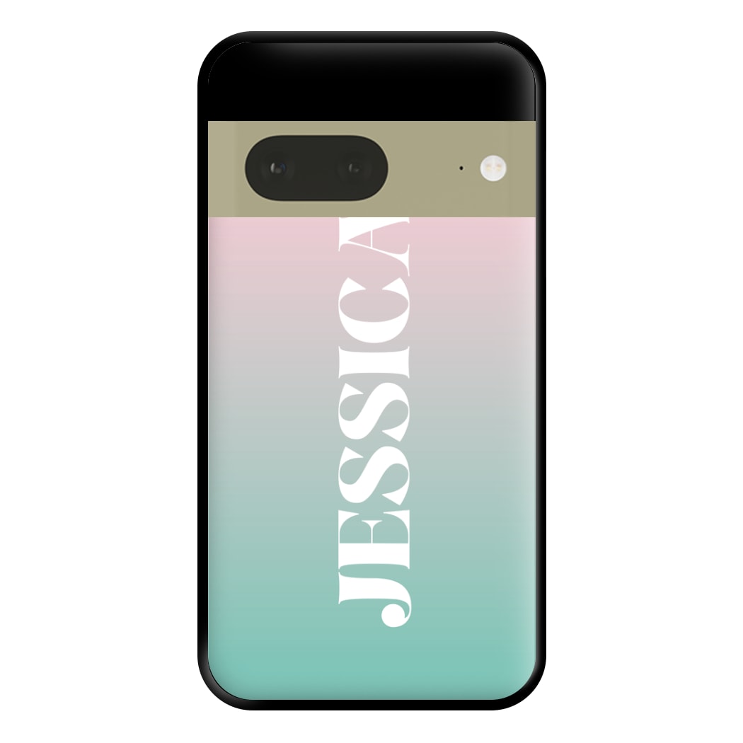 Gradient Personalised Name Google Pixel 7 Case