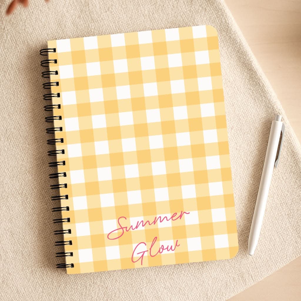 Tartan Summer Glow Notepad