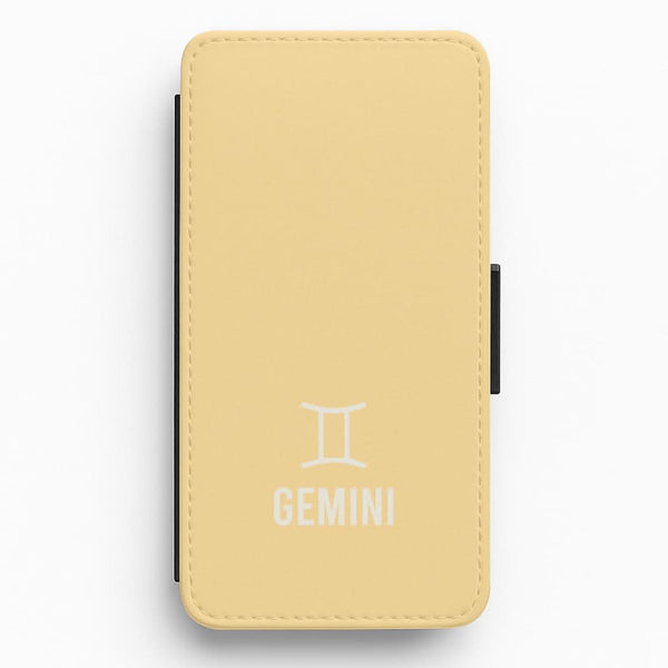 Gemini Pastel Zodiac Flip / Wallet Phone Case
