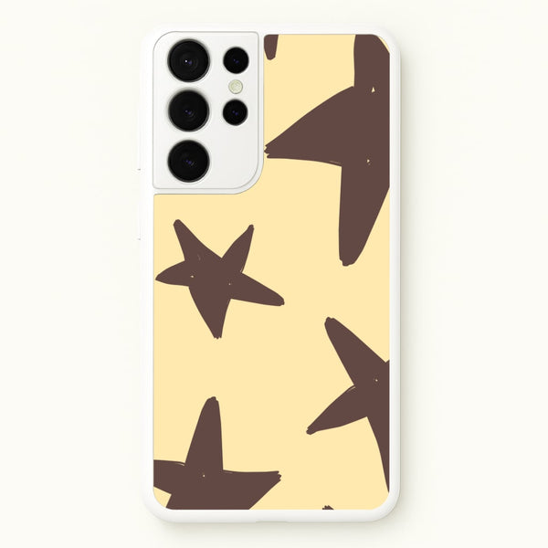 Vanilla & Chocolate Stars Galaxy S21 Ultra Case