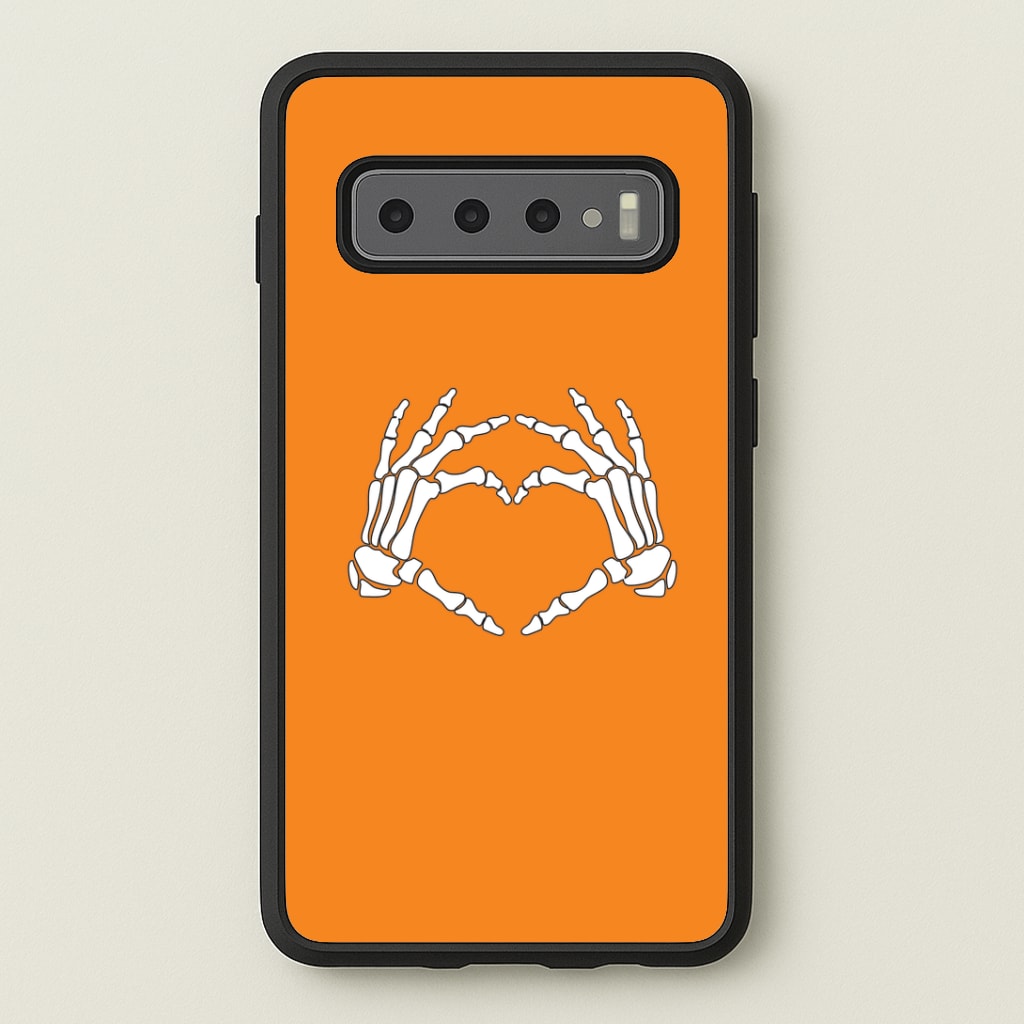Skeleton Heart Galaxy S10 Case