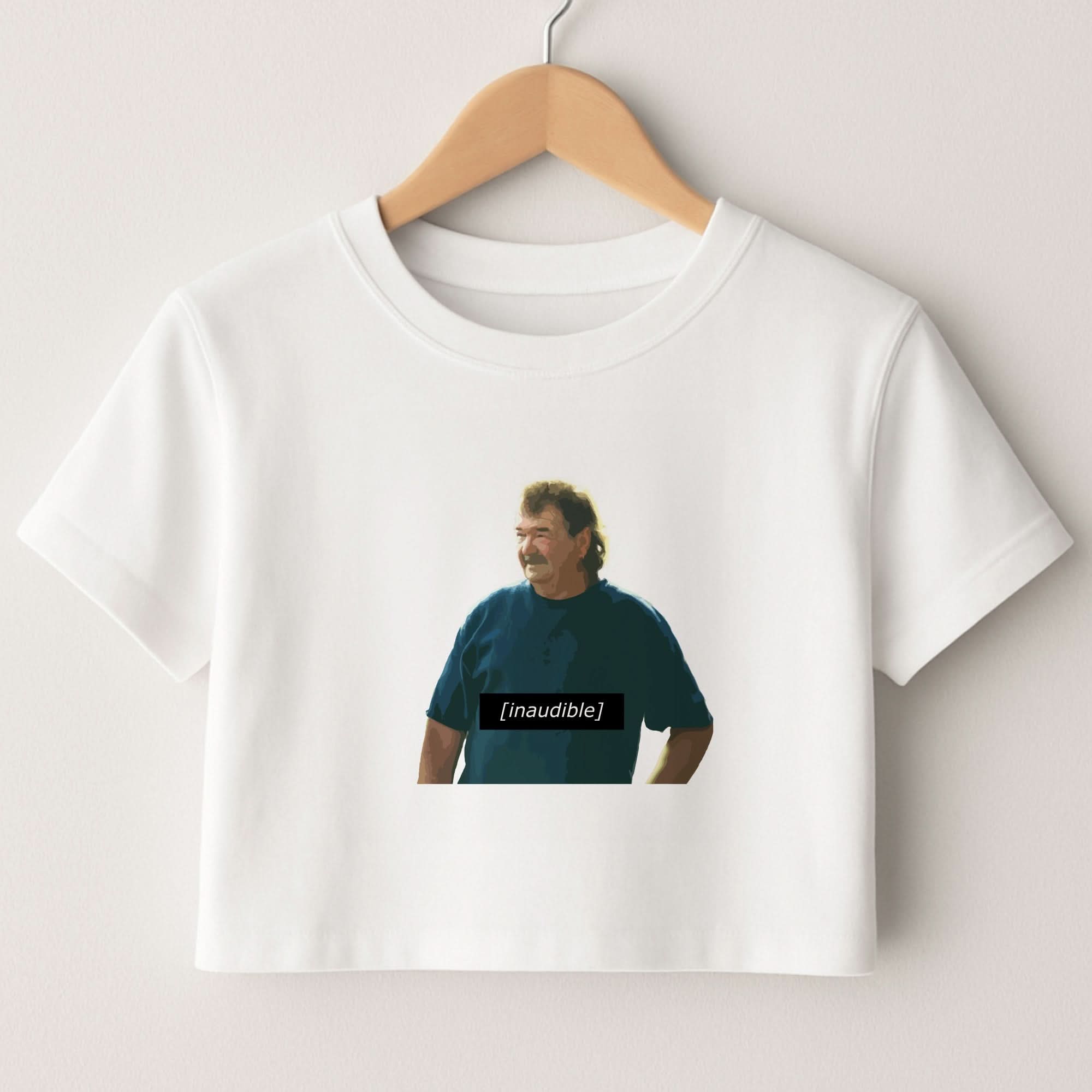 Inaudible Gerald Crop Top