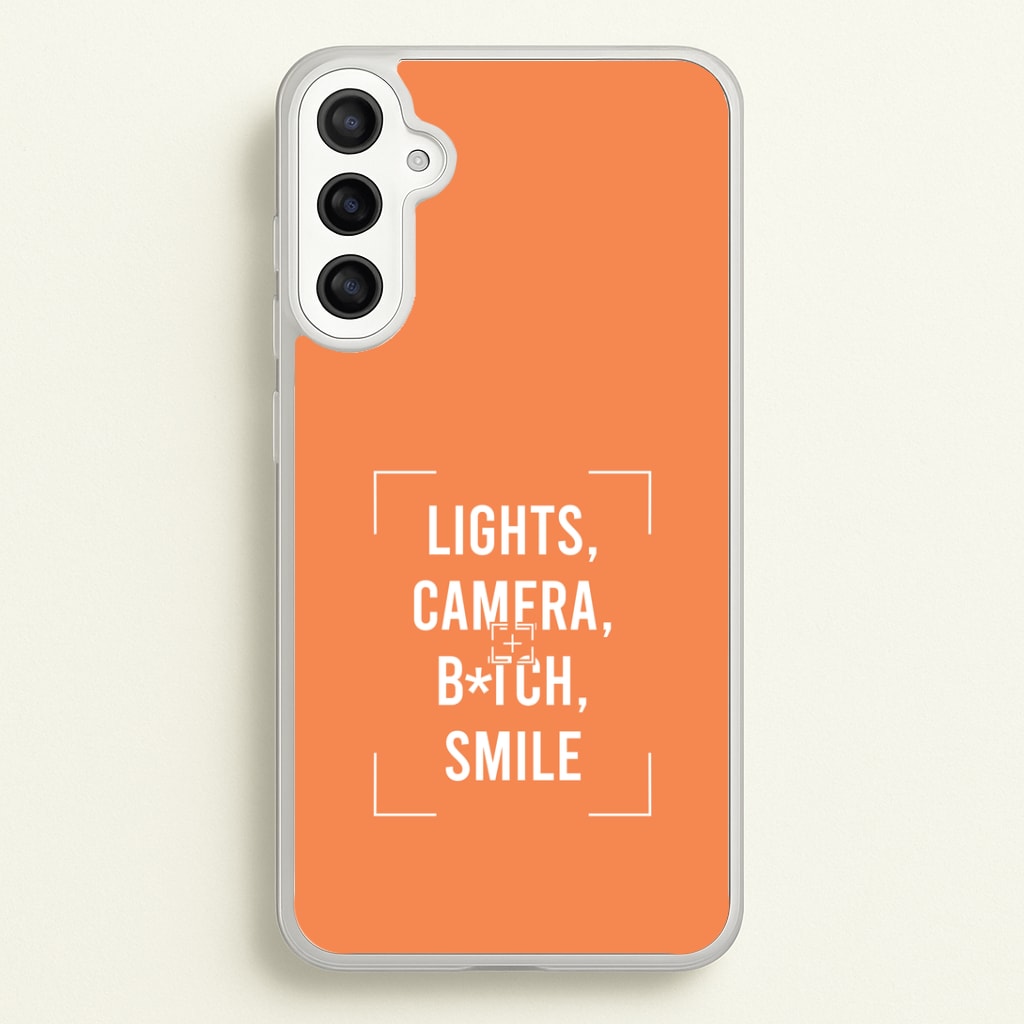 Lights, Camera, B*tch, Smile Galaxy A36 Case