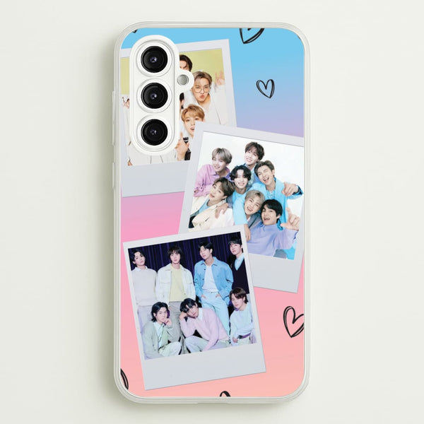 K-Pop Band Polaroid Collage Galaxy A16 Case