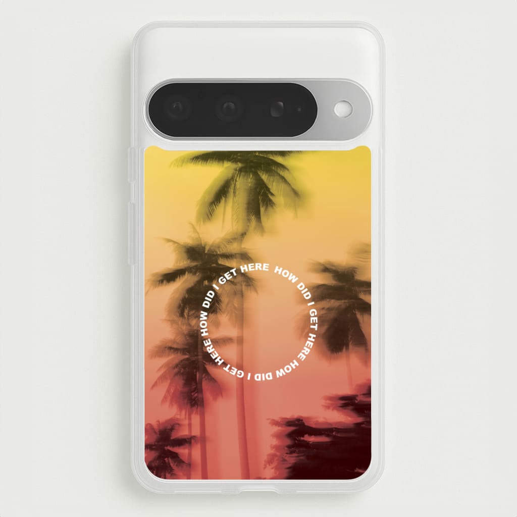 Palm Trees Circle Google Pixel 10 Pro XL Case