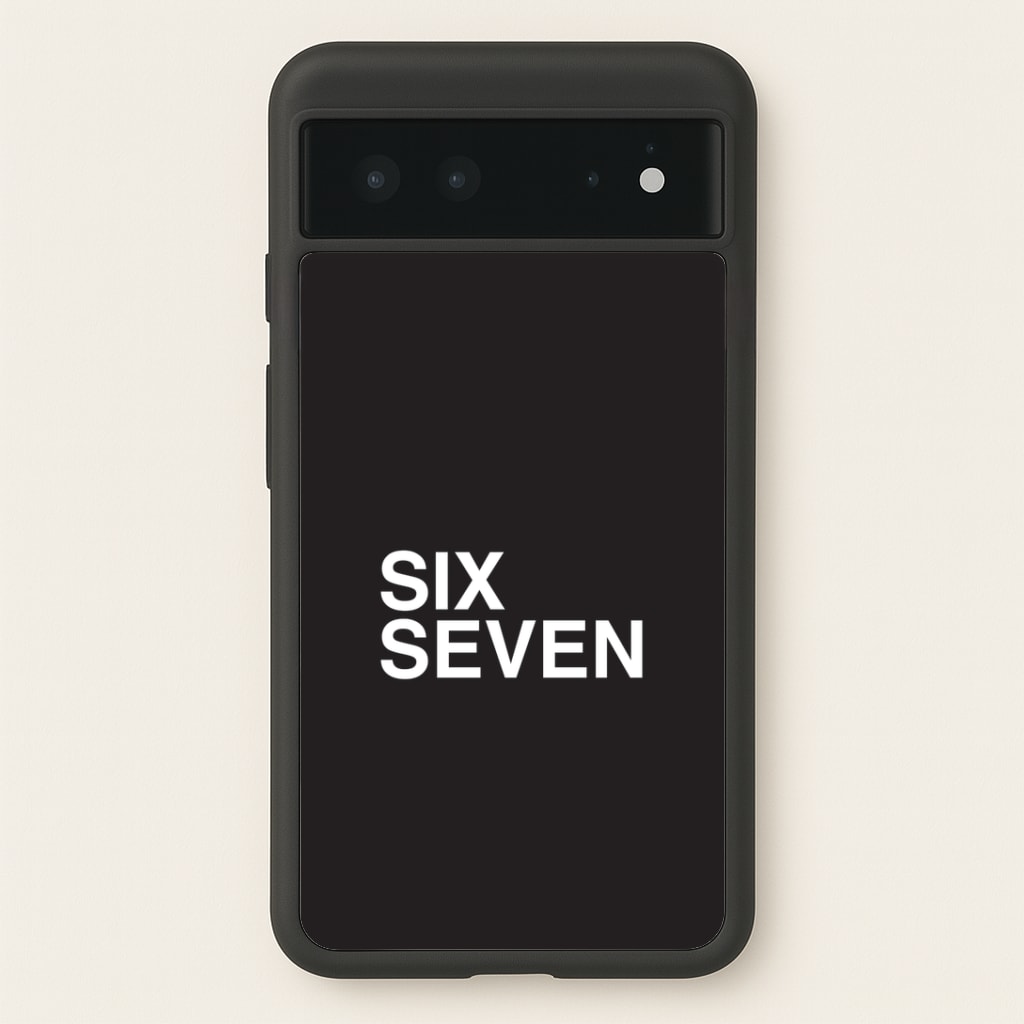 6 7 Black Google Pixel 6 Case