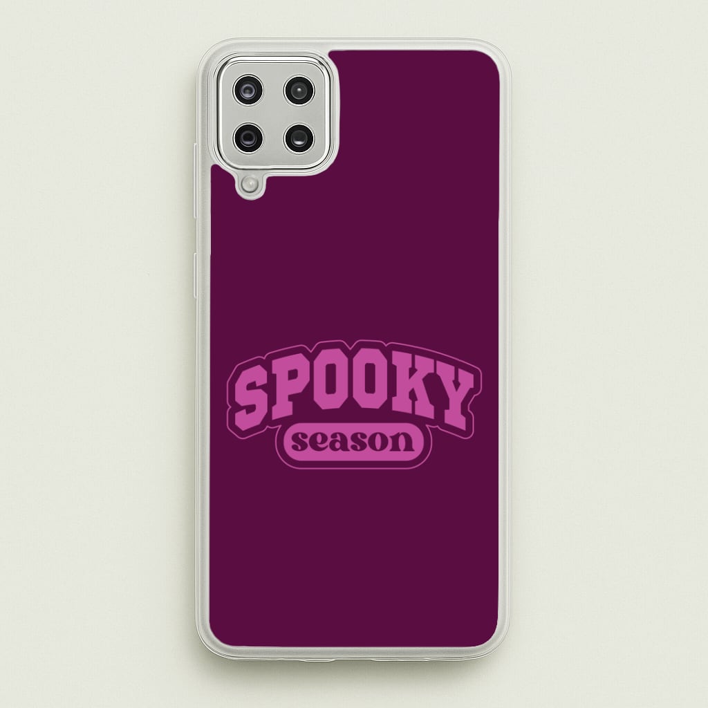 Spooky Season Varsity Galaxy A12 Case