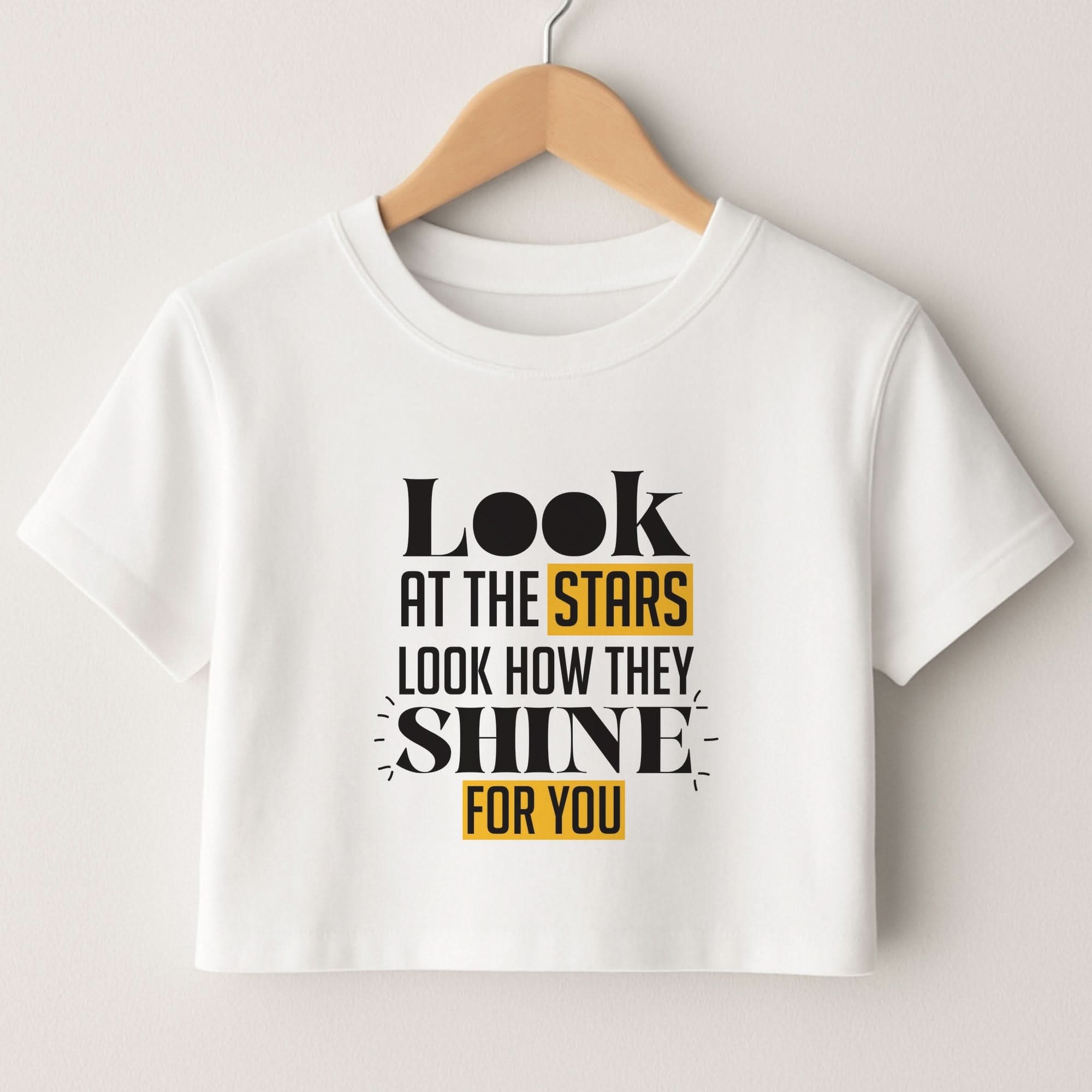 Look At The Stars Crop Top