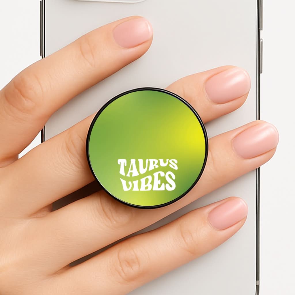 Taurus Vibes Gradient Zodiac Phone Grip