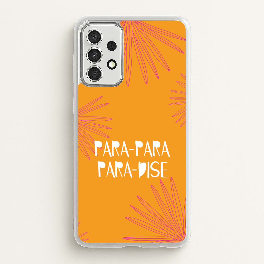 Paradise Lyrics Galaxy A52 / A52s Case