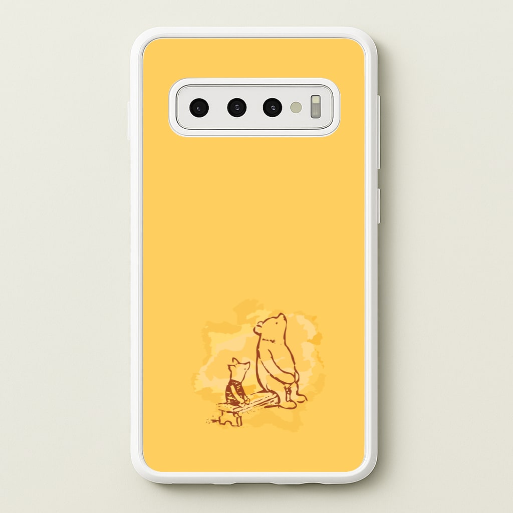 Winnie & Pig Galaxy S10 Plus Case