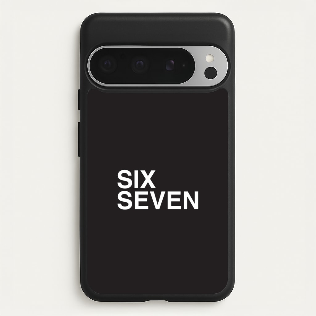 6 7 Black Google Pixel 9 Pro XL Case