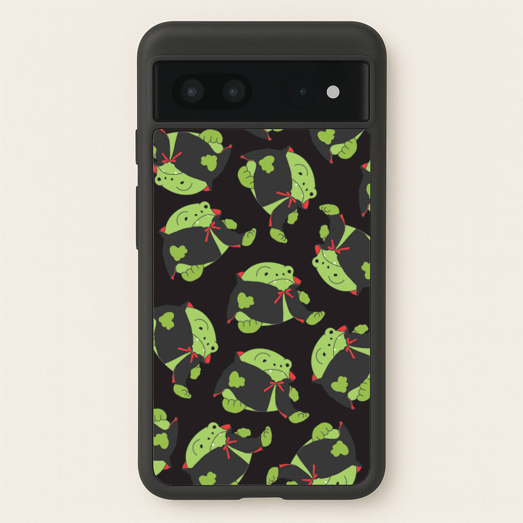 Vampire Frog Pattern - Halloween Google Pixel 7 Case