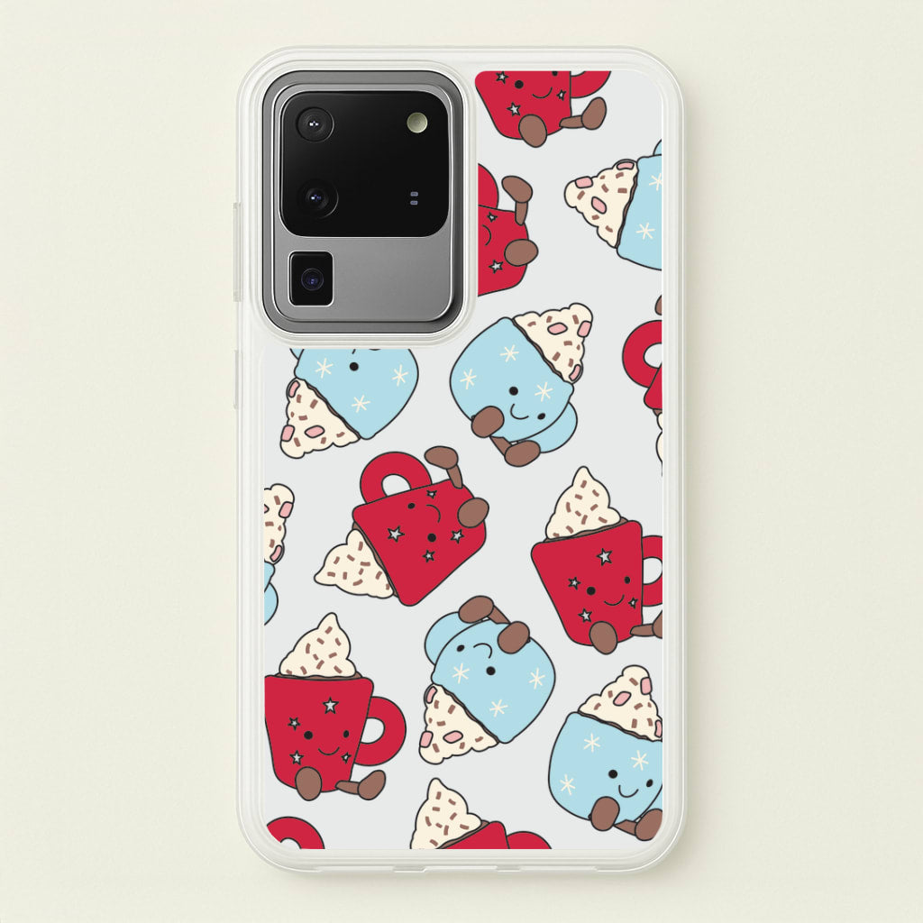 Christmas Drinks Plushies Pattern Galaxy S20 Ultra Case