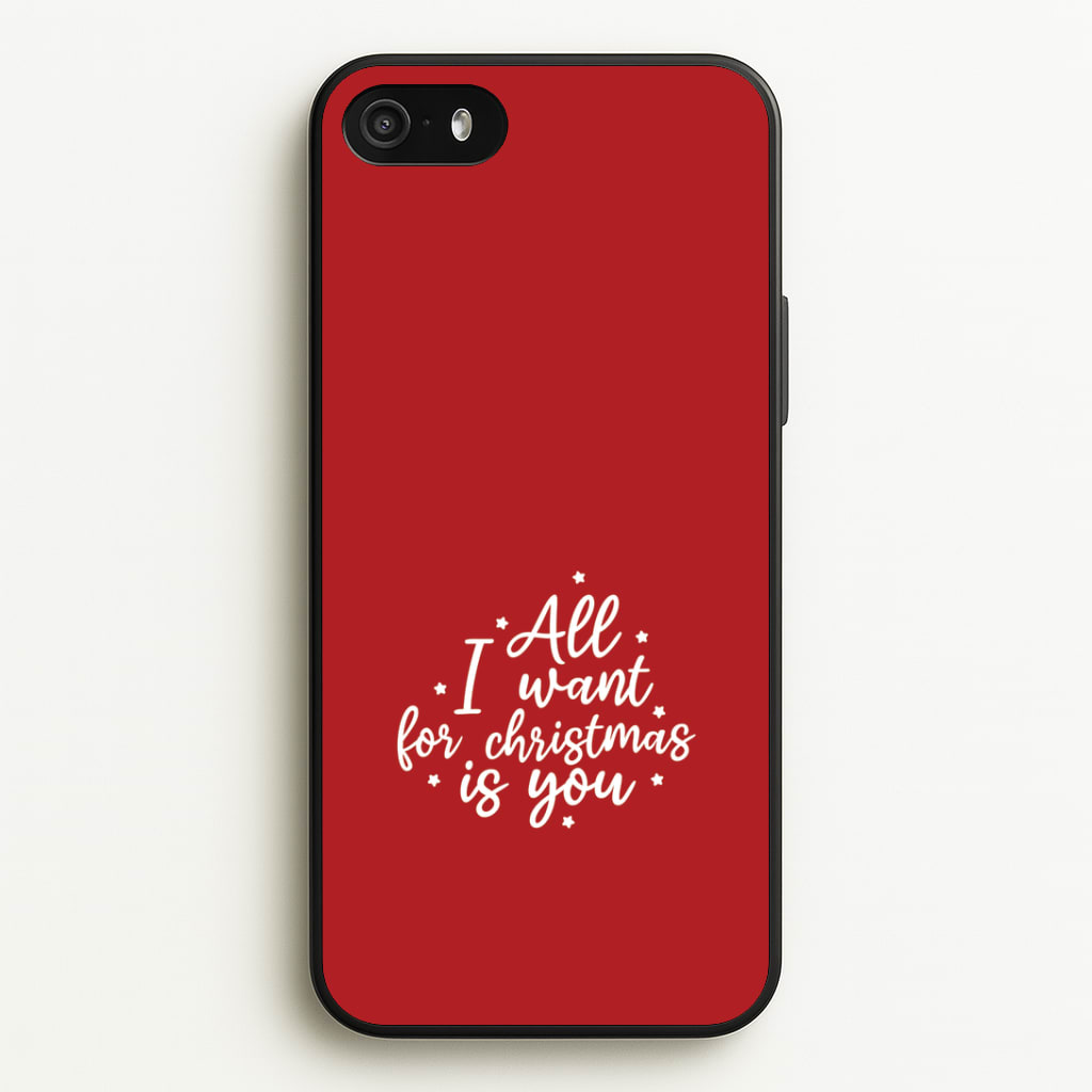 All I Want For Christmas Is You Stars iPhone 5 / 5s / SE 2016 Case