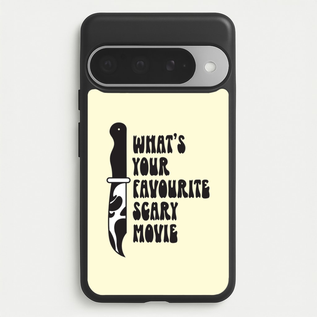 What's Your Favourite Scary Movie Trippy Google Pixel 10 Pro XL Case