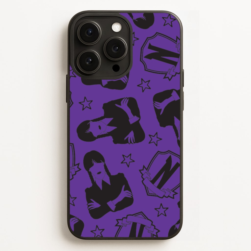 Wednesday Pattern iPhone 12 Pro Max Case