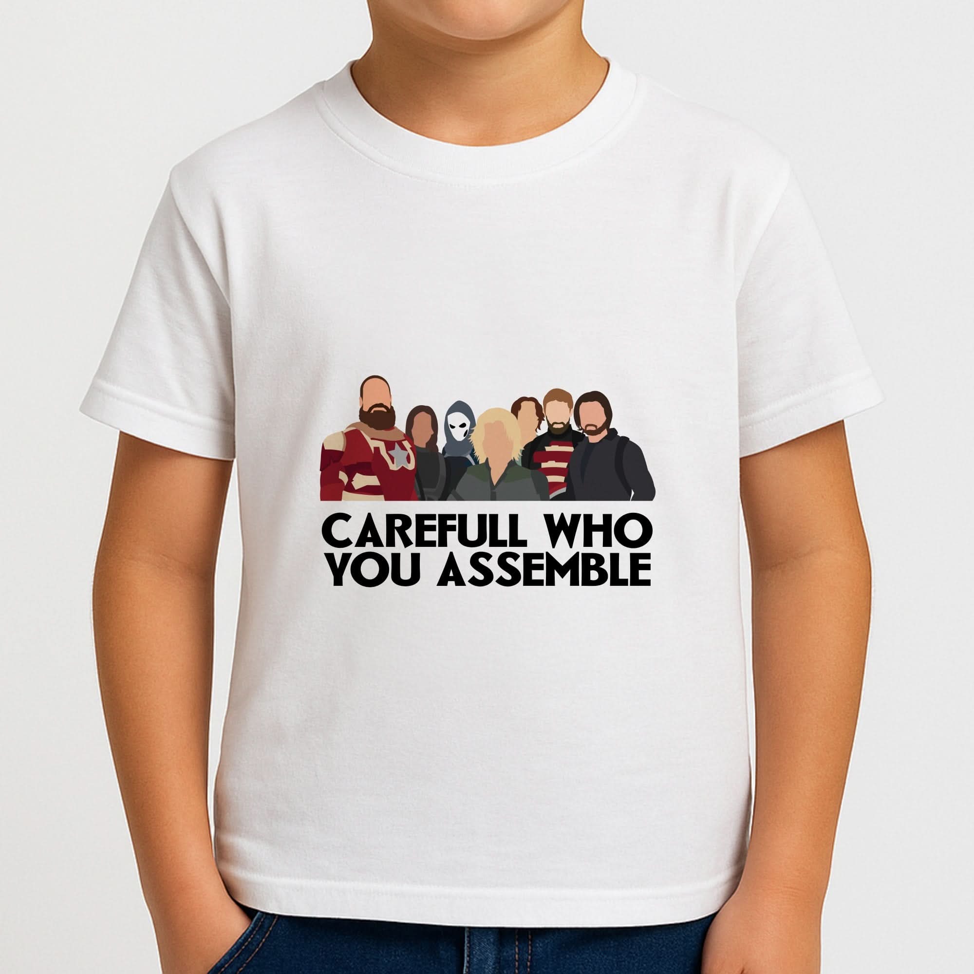 Careful Who You Assemble Boys T-Shirt