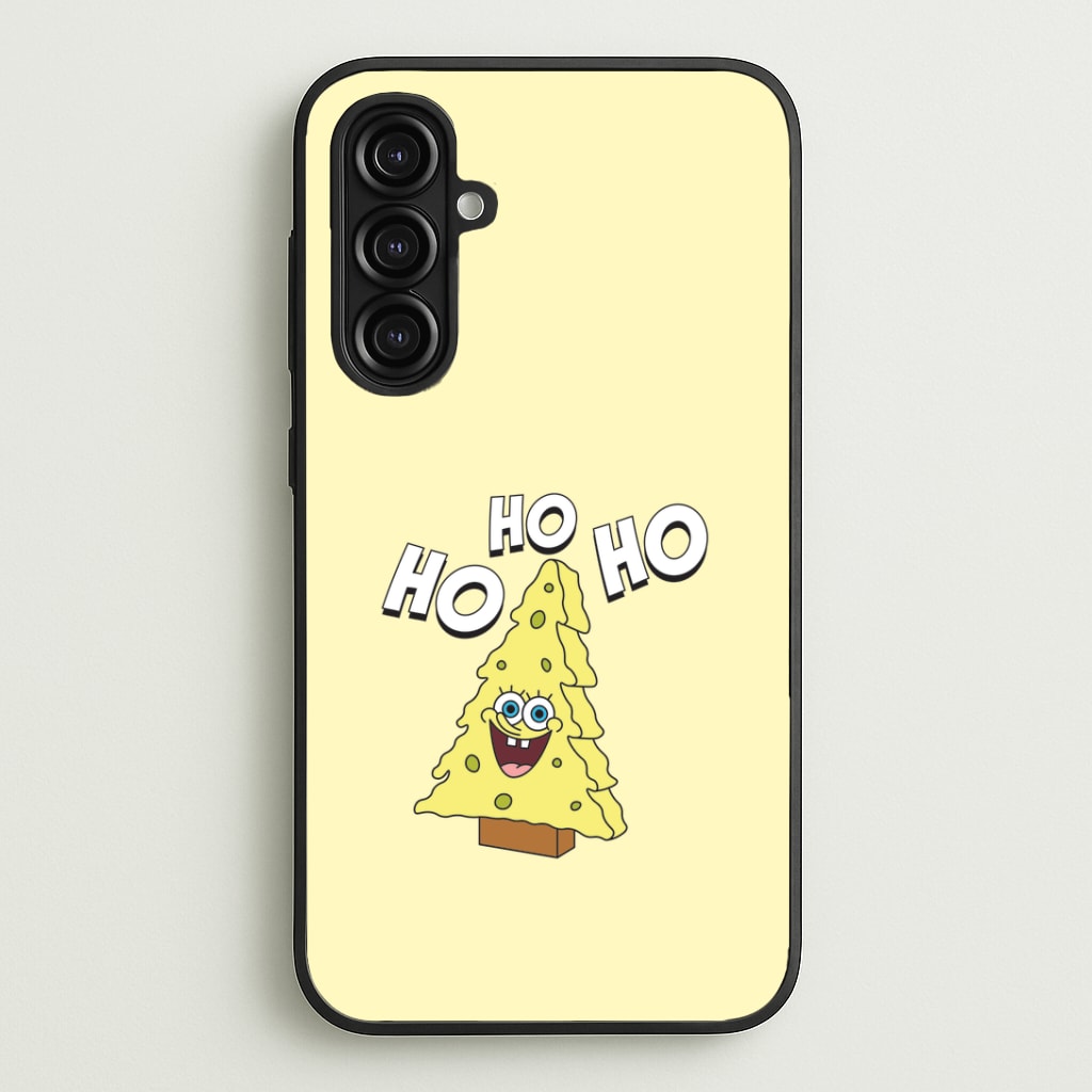 Christmas Tree Cartoon Sponge Galaxy A16 Case