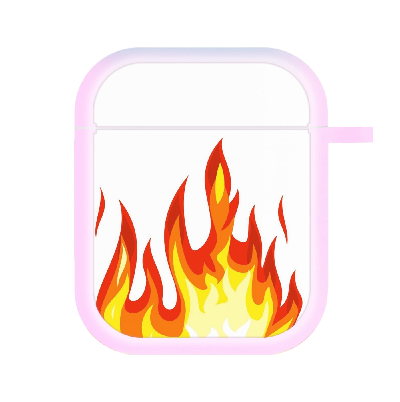 White Flame AirPods Case