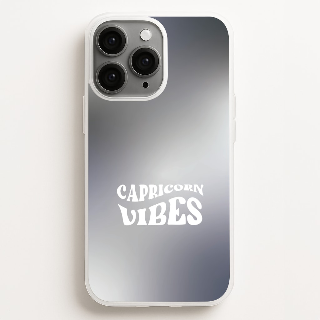 Capricorn Vibes Gradient Zodiac iPhone 16 Pro Max Case
