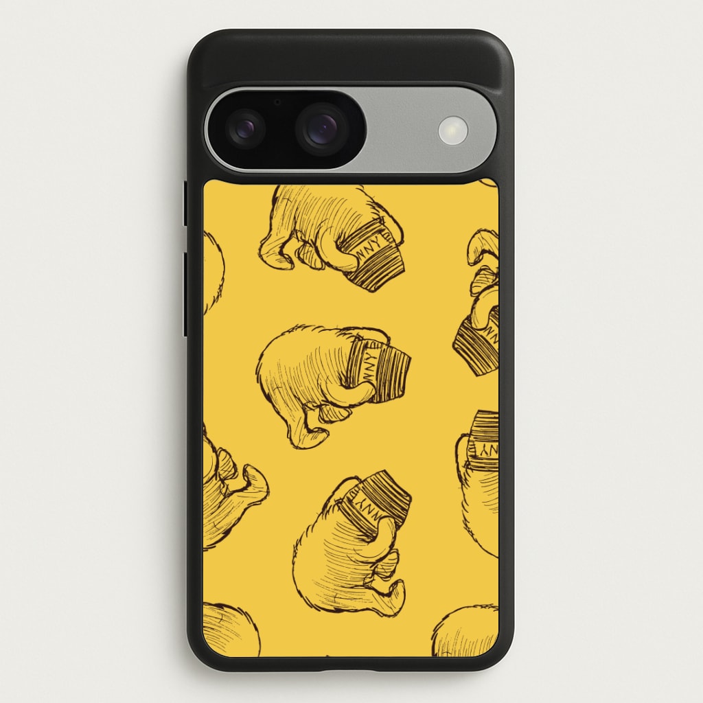 Winnie Honey Pot Pattern Google Pixel 9 / 9 Pro Case