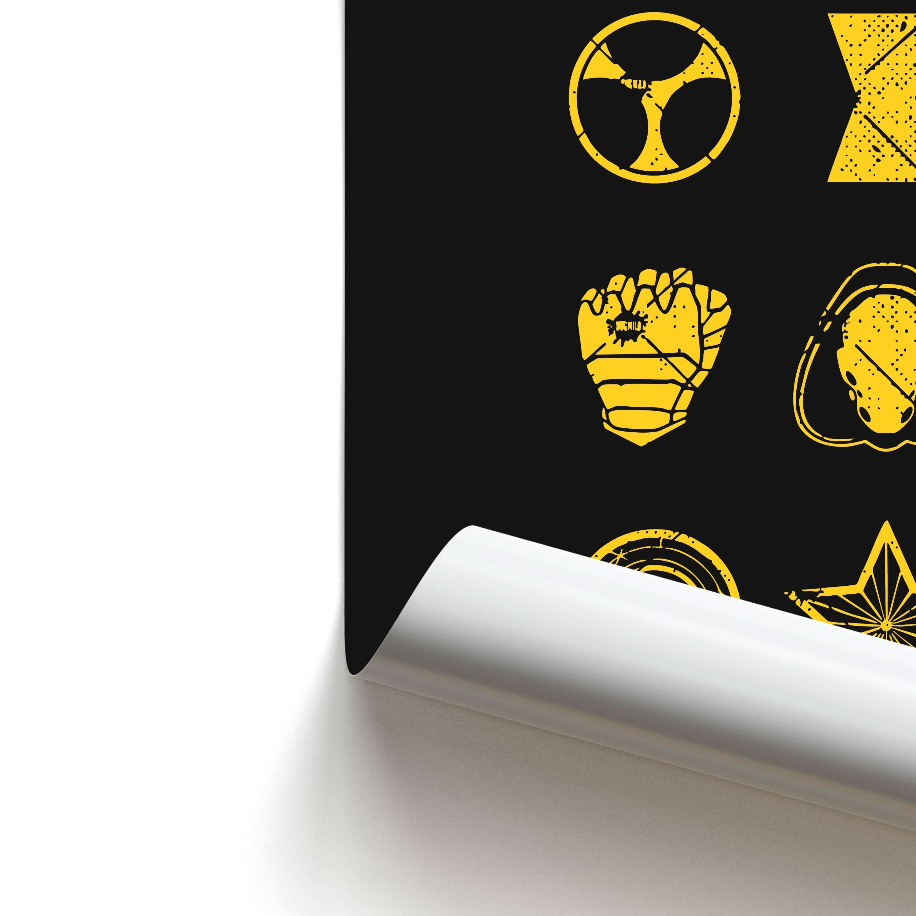 Antihero Symbols Poster