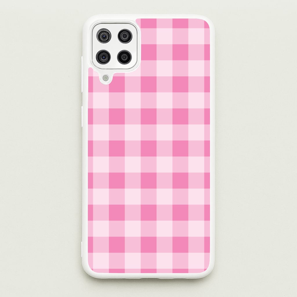 Strawberry Gingham Galaxy A12 Case