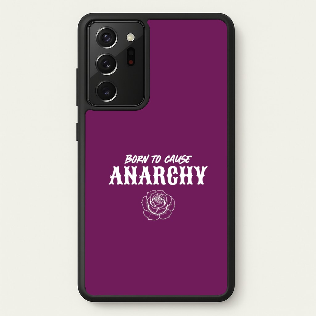 Born To Cause Anarchy Galaxy Note 20 Ultra Case