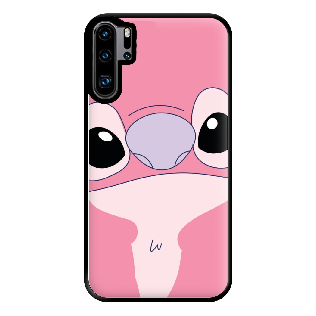 Cute Pink Alien Face Huawei P30 Pro Case