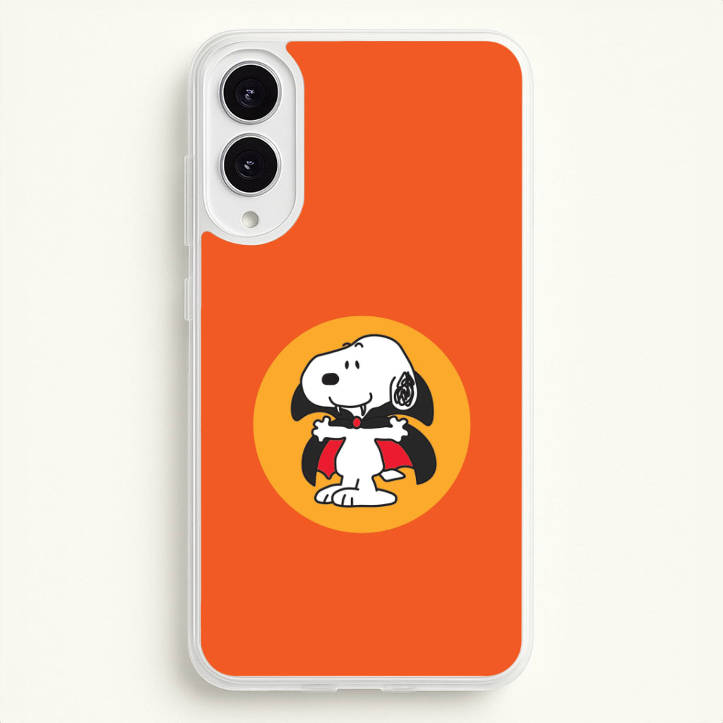 Cartoon Beagle Vampire Galaxy S25 Edge Case