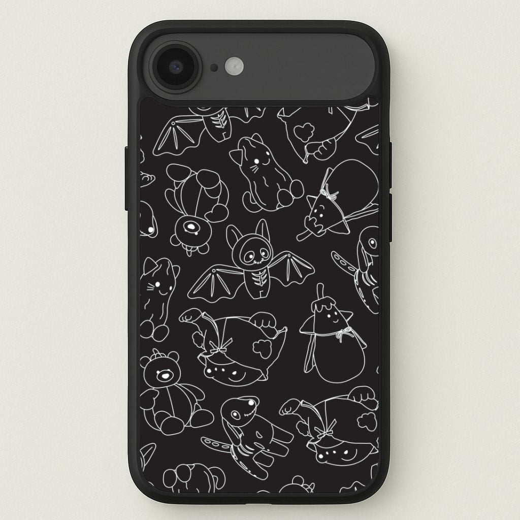 Halloween Plushies Pattern II - Halloween iPhone 17 Air Case