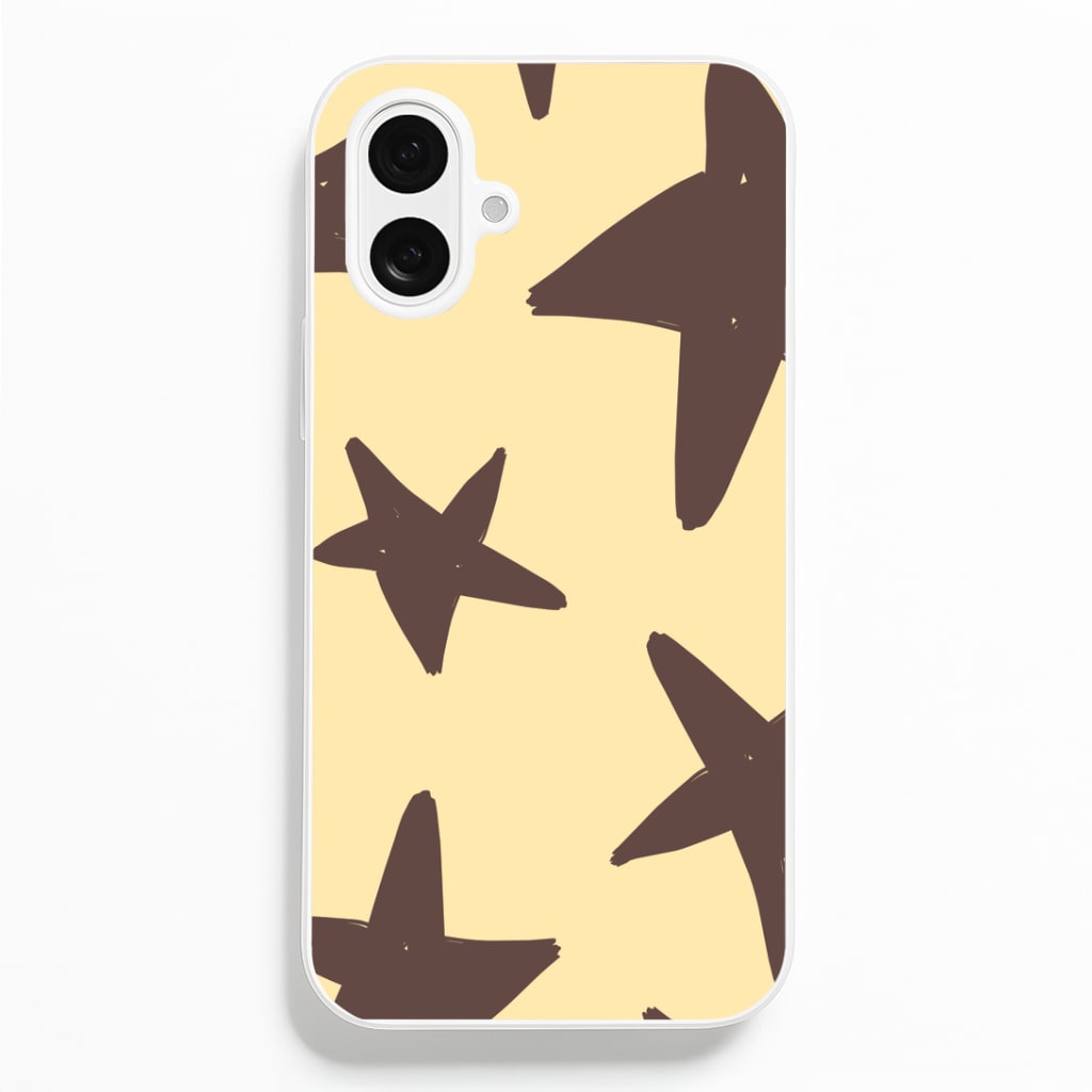 Vanilla & Chocolate Stars iPhone 16 Case